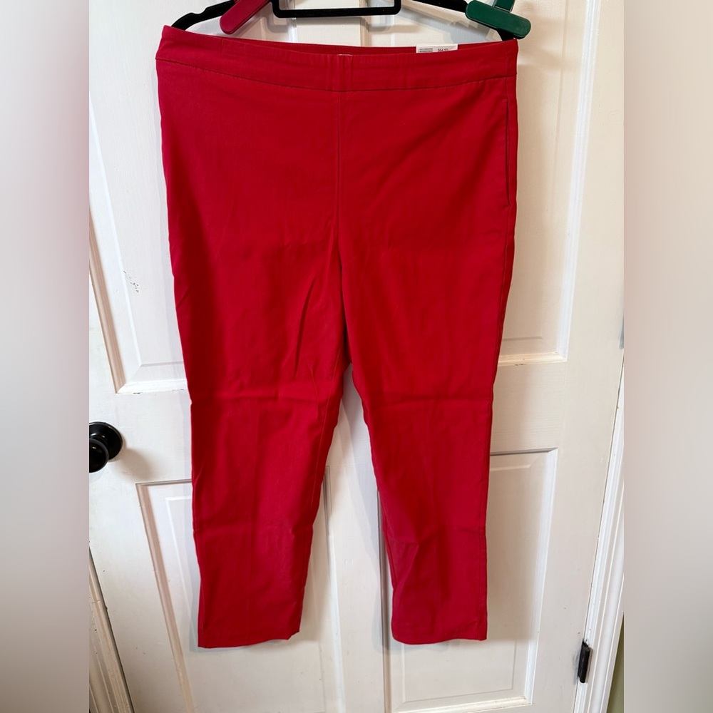 Vibrant Red Pants